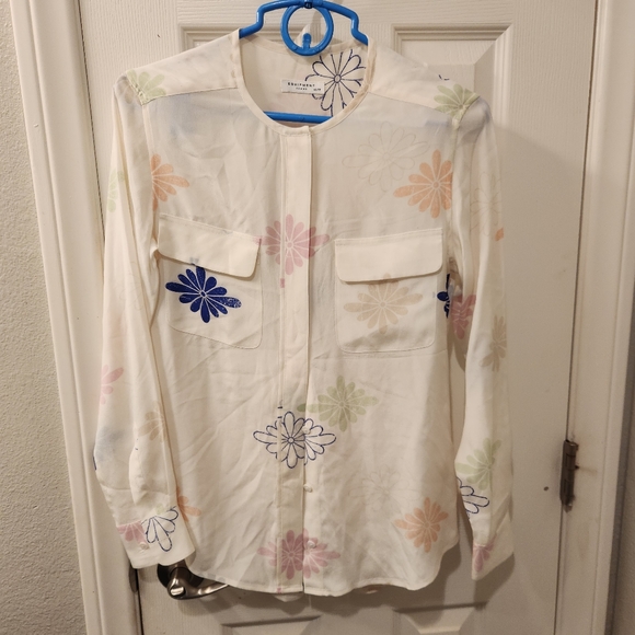 Equipment femme silk shirt size xs